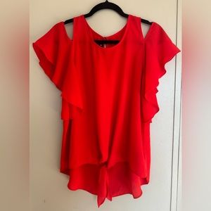 A. Byer Red Blouse - Women’s Size L